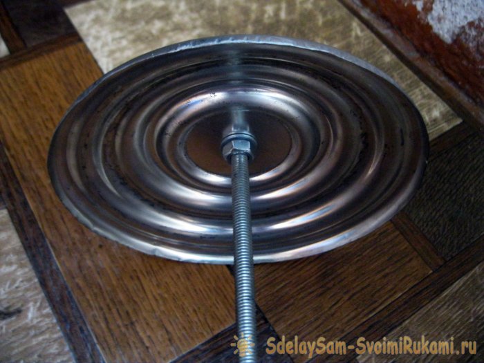 Настоящая коптилка из кофейной банки