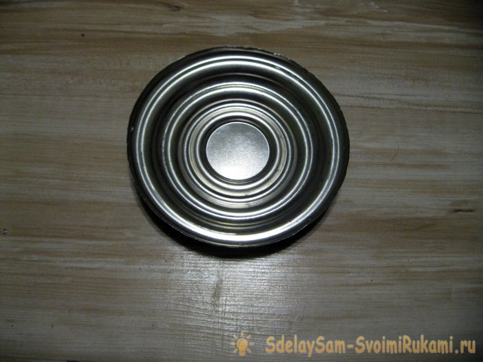 Настоящая коптилка из кофейной банки