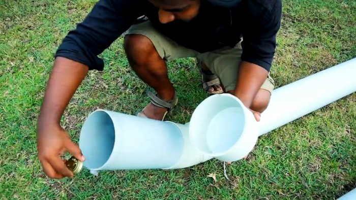 Как из ПВХ труб и двигателя триммера сделать лодку