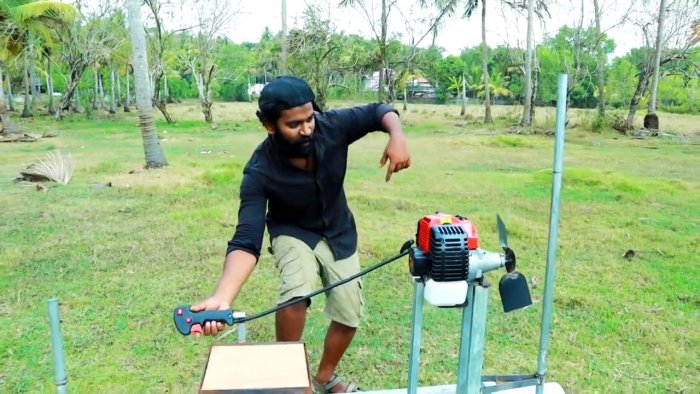 Как из ПВХ труб и двигателя триммера сделать лодку