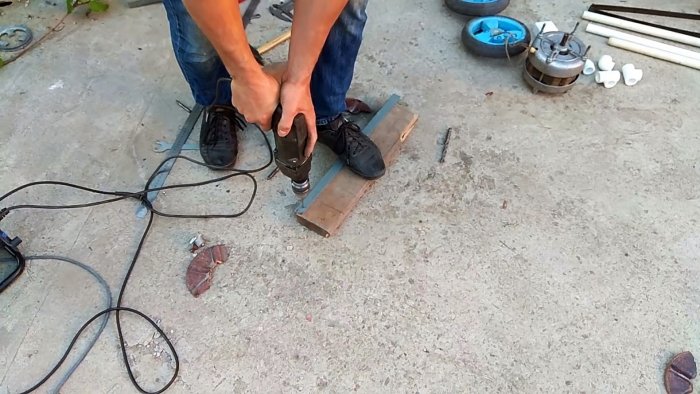 Как сделать газонокосилку из стиральной машинки