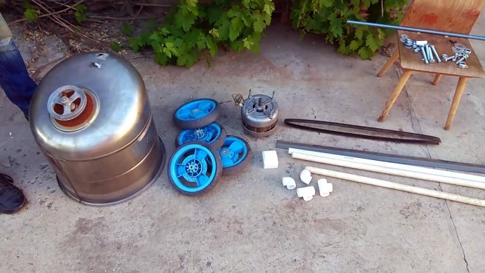 Как сделать газонокосилку из стиральной машинки