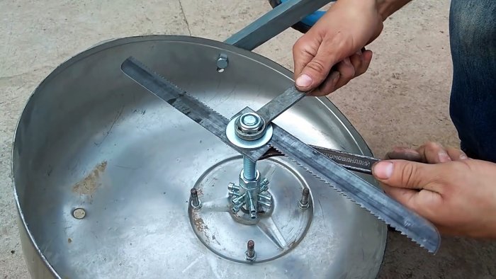 Как сделать газонокосилку из стиральной машинки