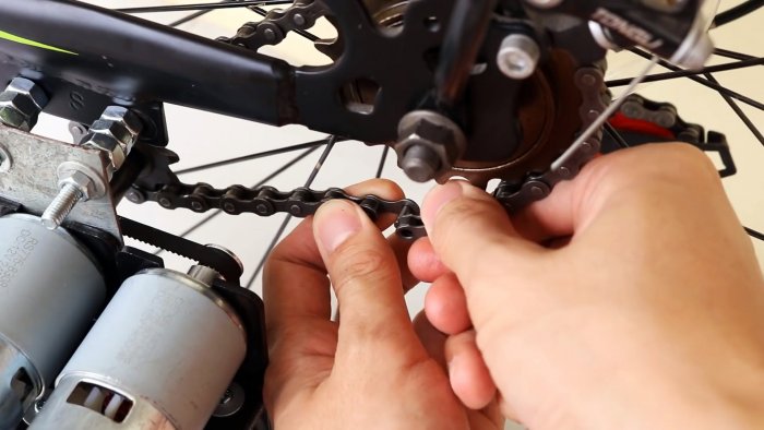 Как сделать мощный электровелосипед на 4 маломощных моторах