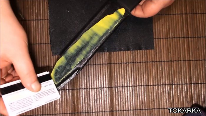 Как сделать кожаные ножны из обычной ткани