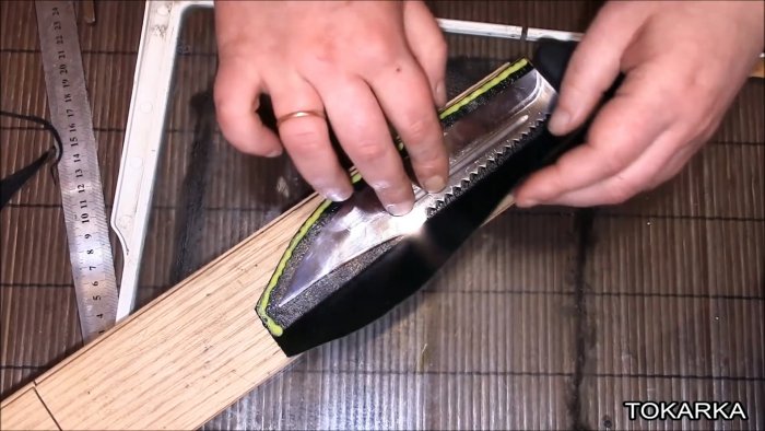 Как сделать кожаные ножны из обычной ткани