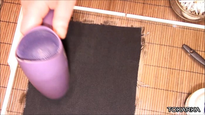 Как сделать кожаные ножны из обычной ткани