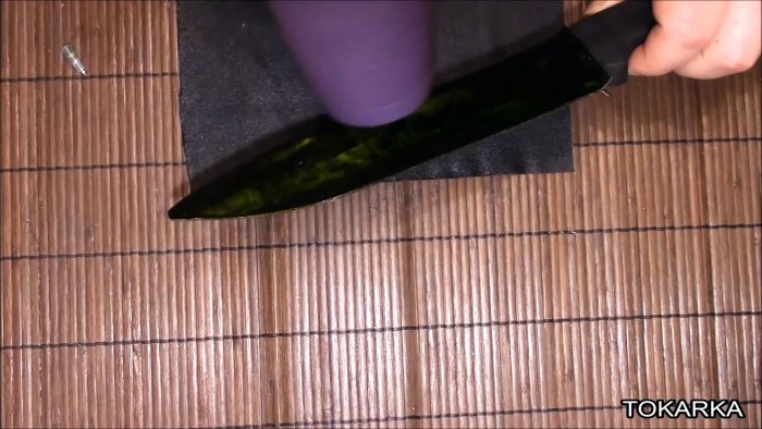 Как сделать кожаные ножны из обычной ткани