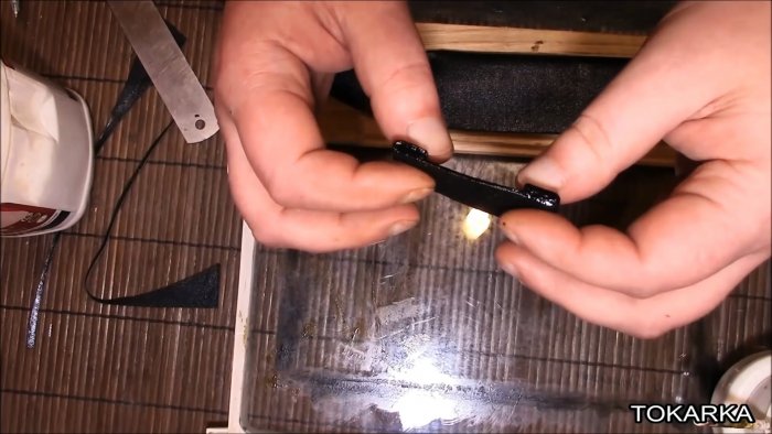 Как сделать кожаные ножны из обычной ткани