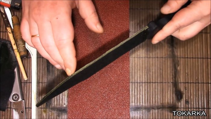 Как сделать кожаные ножны из обычной ткани