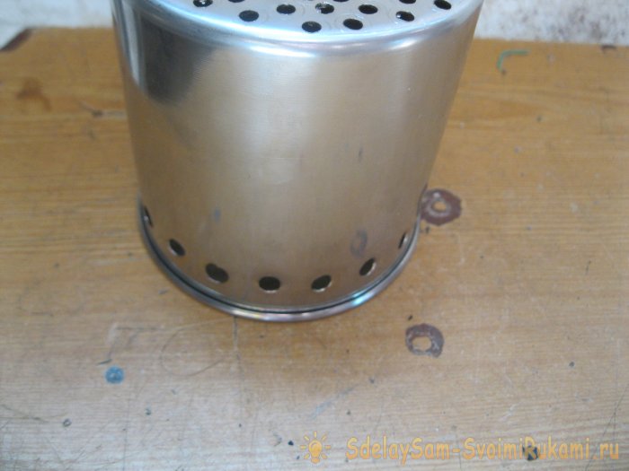 Как изготовить печку-щепочницу с активным поддувом