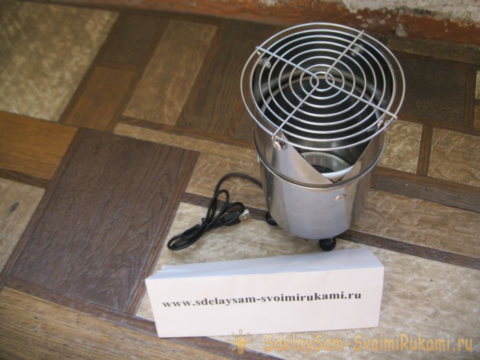 Как изготовить печку-щепочницу с активным поддувом