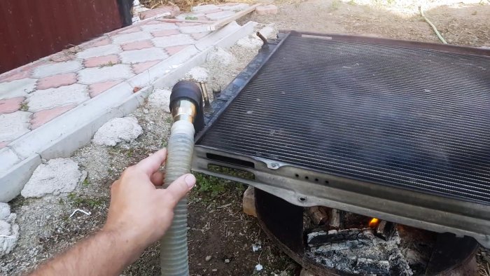 Как быстро нагреть бассейн при помощи автомобильного радиатора