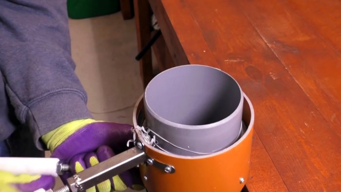 Как собрать труборез для ПВХ трубы