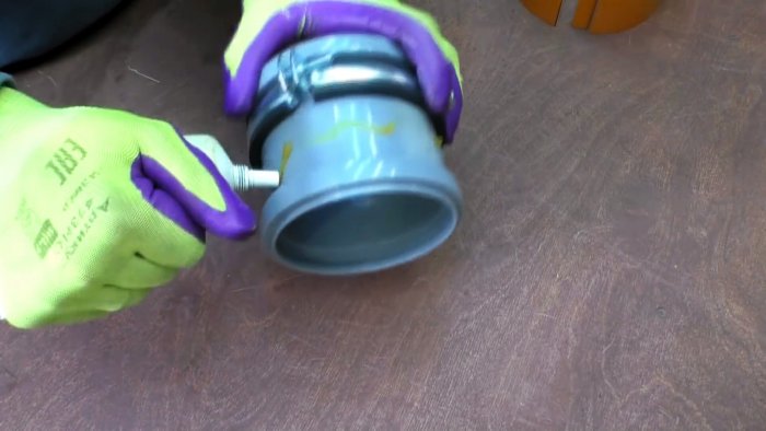 Как собрать труборез для ПВХ трубы