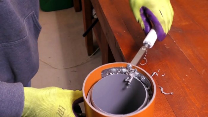 Как собрать труборез для ПВХ трубы