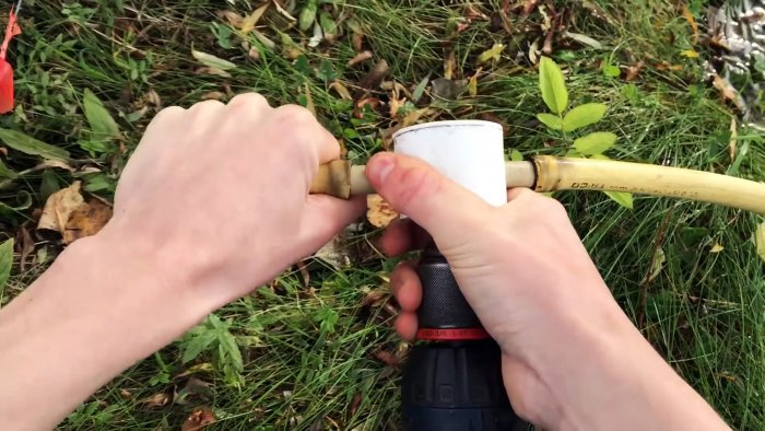 Как сделать помпу для шуруповерта