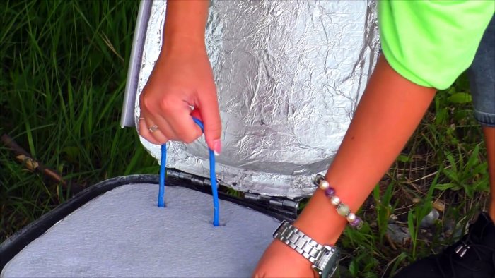 Нужная летом самоделка из ненужной канистры Термоконтейнер