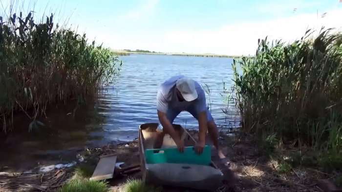 Как сделать простую складную лодку для рыбалки