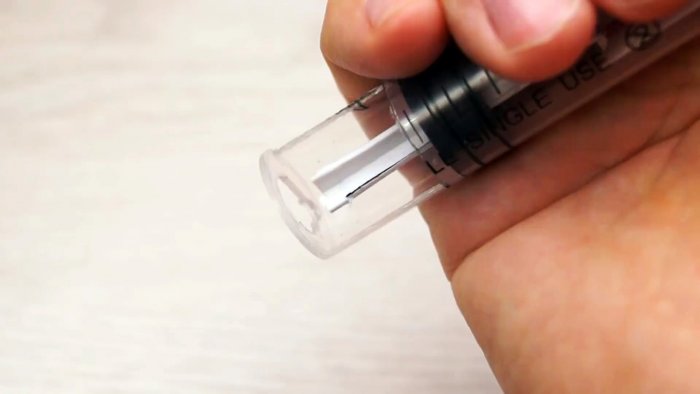 Как сделать инструмент для удаления косточек вишни из шприца