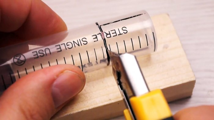 Как сделать инструмент для удаления косточек вишни из шприца