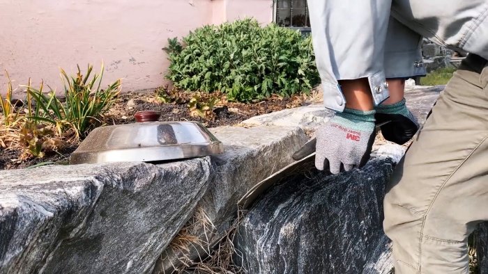 Как из куска нержавейки сделать походную сковороду