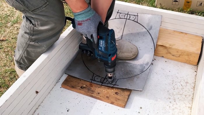 Как из куска нержавейки сделать походную сковороду