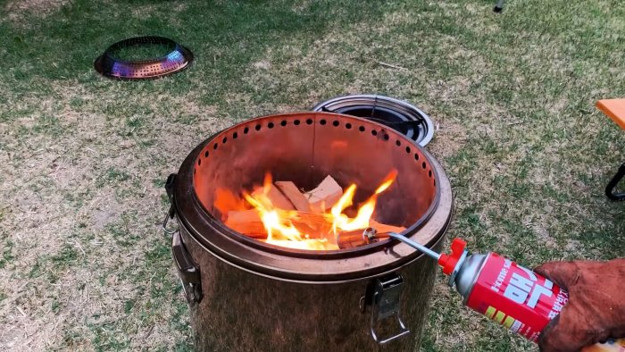 Как из куска нержавейки сделать походную сковороду