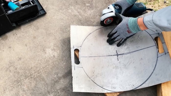 Как из куска нержавейки сделать походную сковороду