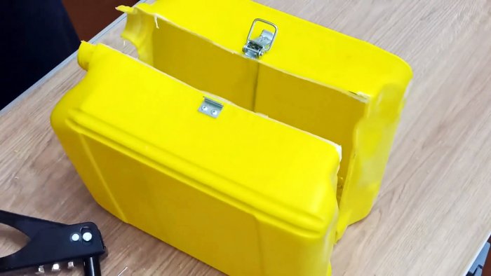 Как из канистры сделать удобный кейс для инструмента