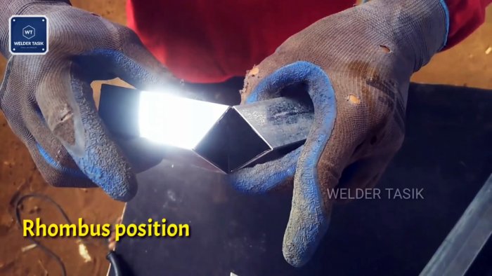 Как сварить красивую сотовую перегородку из профильной трубы