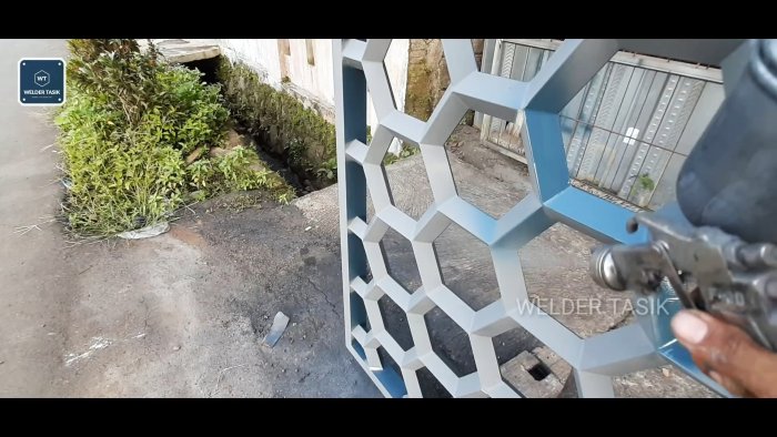 Как сварить красивую сотовую перегородку из профильной трубы