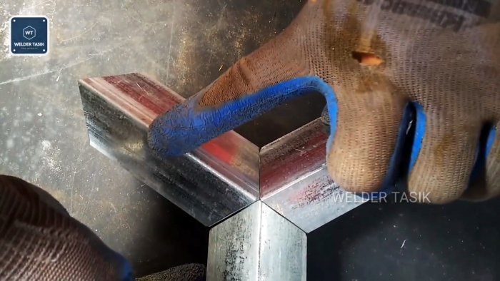 Как сварить красивую сотовую перегородку из профильной трубы