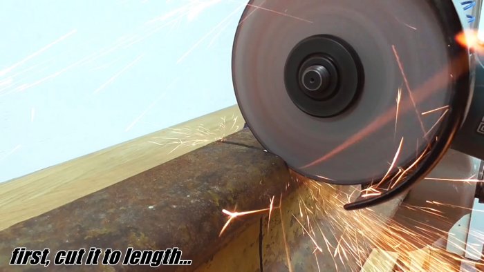 Вот это наковальня получилась из куска рельса