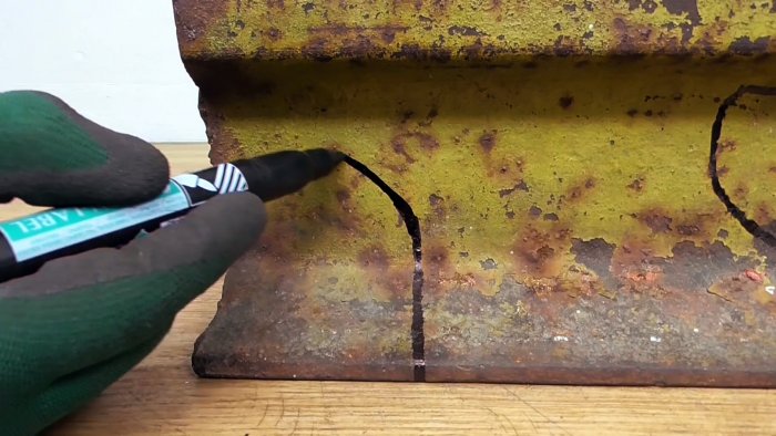 Вот это наковальня получилась из куска рельса