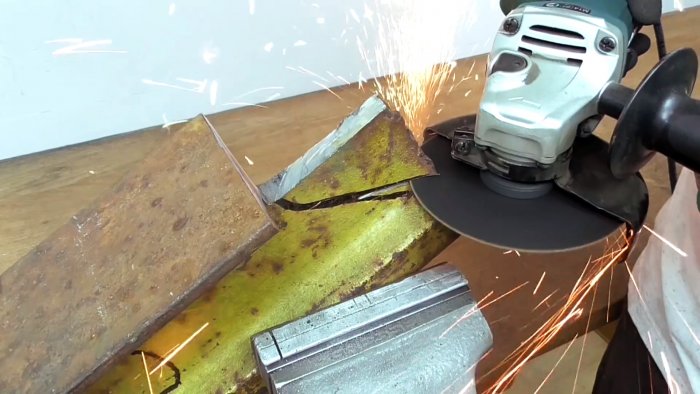 Вот это наковальня получилась из куска рельса