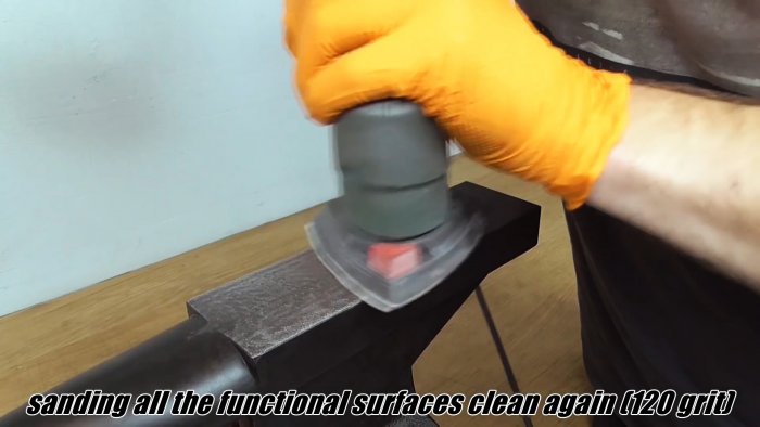 Вот это наковальня получилась из куска рельса