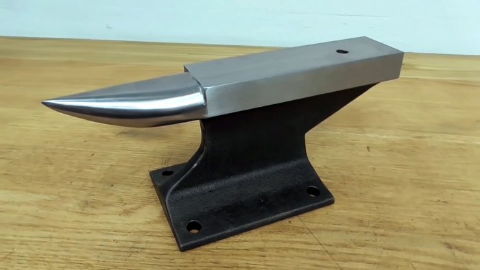 Вот это наковальня получилась из куска рельса