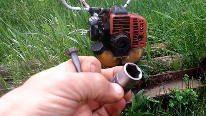 Как завести мотокосу если стартер сломался