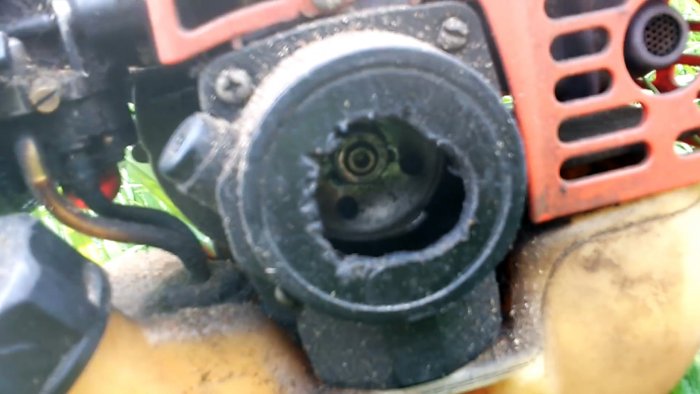 Как завести мотокосу если стартер сломался