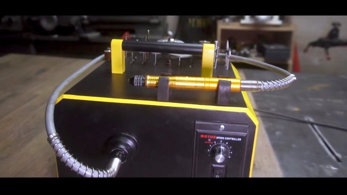 Великолепное применение движка от стиралки мощный гравировальный станок