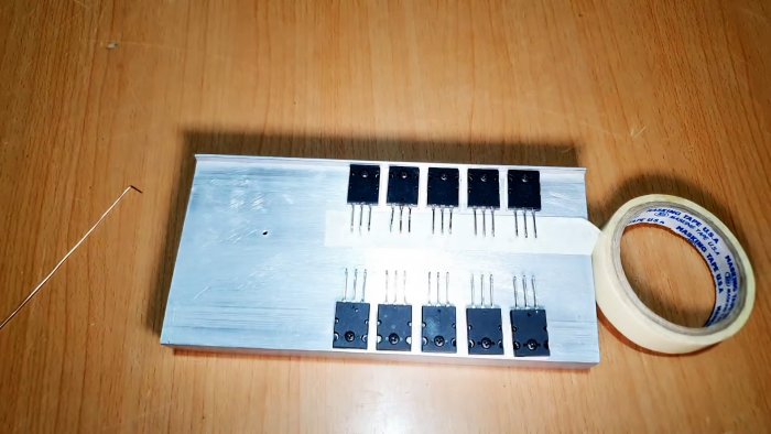 Собираем усилитель 500 Вт на транзисторах навесным монтажом