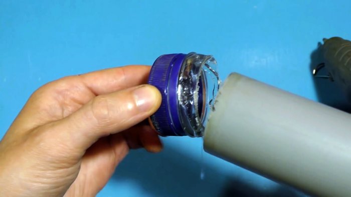 Как из куска ПВХ трубы сделать монтажный пистолет