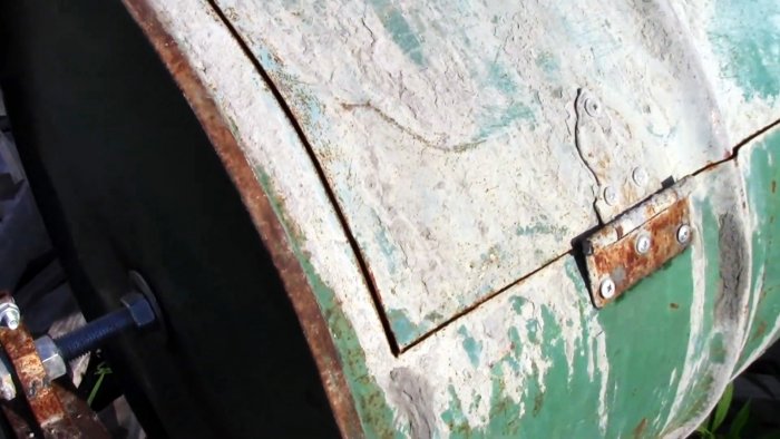 Как из бочки сделать копеечную бетономешалку