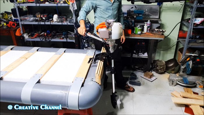 Как сделать легкую лодку из ПВХ труб за один вечер