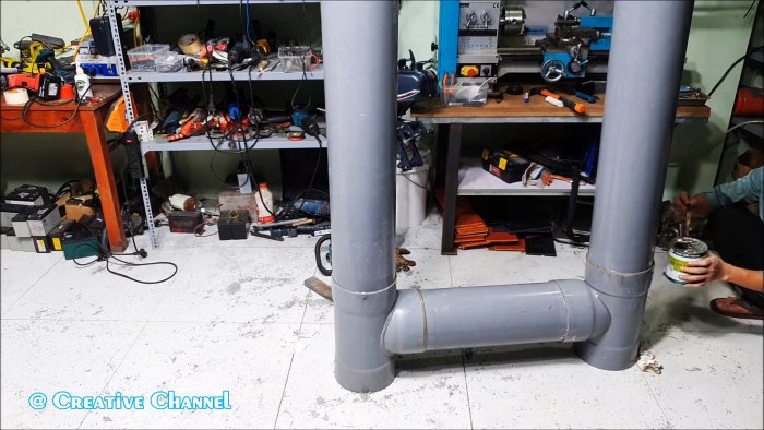 Как сделать легкую лодку из ПВХ труб за один вечер