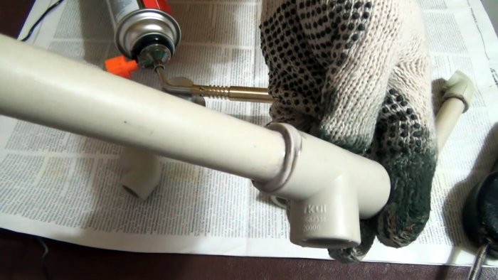 Сварка пластиковых труб без паяльника