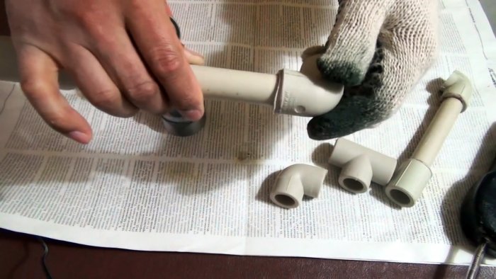 Сварка пластиковых труб без паяльника