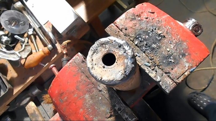 Быстрое изготовление коронки любого размера для сверления стены