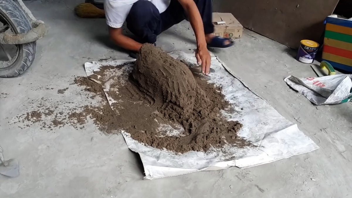 Как из обычного бетона сделать великолепную садовую фигуру